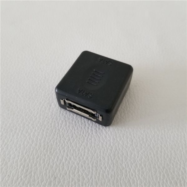 

100pcs/lot SATA Adapter Converter Female to Female Square Head Connector for Hard Drive Disk Black
