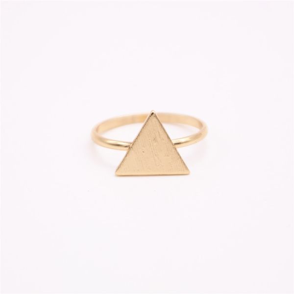 

wholesale 10 pce/lot mix color cute brand fashion above the knuckle ring midi/of finger triangle ring ing, Silver