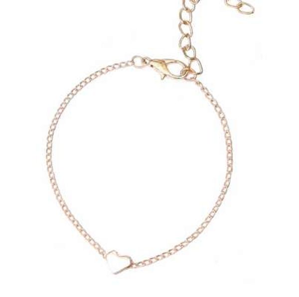 

famshin new design lady peach heart bracelet anklet fashion bracelet ladies gift famshin, Golden;silver