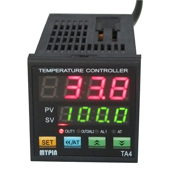 

90-265v ac/dc original mypin dual digital f/c pid temperature controller thermostat ta4-snr ssr control output+alarm