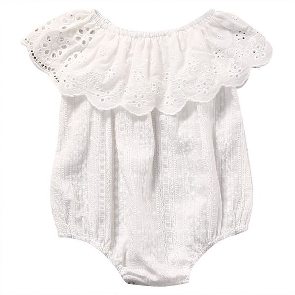 

baby girls bodysuit short sleeve cute infant clothes outfit sunsuit newborn toddler baby girl clothing jumpsuit, Blue
