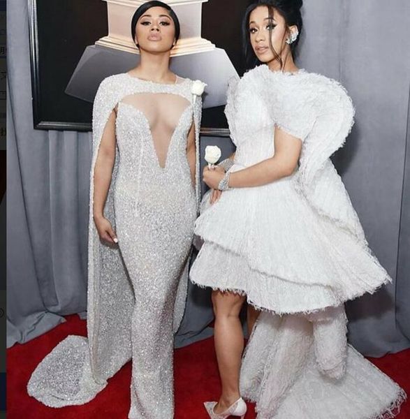 

evening dress yousef aljasmi kim kardashian bodycon dress beaded cape sheath o-neck almoda gianninaazar zuhlair murad ziadnakad, Black;pink