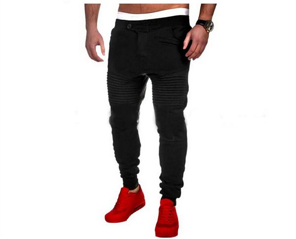 

mens clothes chino slim joggers black gray white cotton twill pants elastic active sweatpants ing