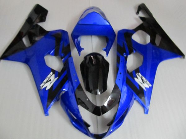 

7 gifts faring kit for suzuki gsxr600 gsxr750 04 05 k4 aftermarket gsx-r600/750 2004 2005 black blue fairings set vy73