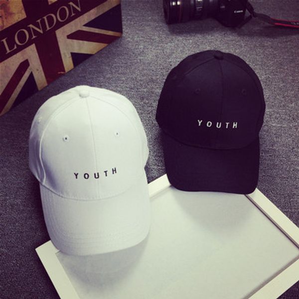 

2018 the new embroidery alphabet caps streetwear kanye west dad cap letter baseball cap adjustable hats, Blue;gray