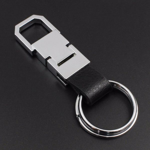 

keychain for car fashion silver leather keychain men key rings lexus keychain metal car parts for business gift, Slivery;golden