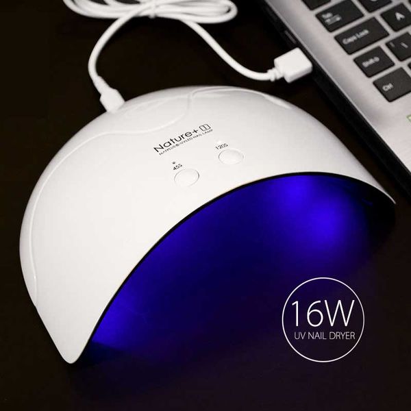 

modelones 16w uv led lamp nail dryer portable usb cable for prime gift home use gel nail polish dryer mini usb lamp nature1 16w
