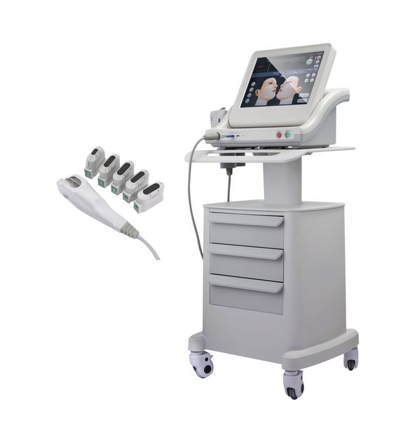 

5 cartridges medical hifu wrinkle removal skin tightening lifting high intensity focused ultrasound hifu face lift new quick effect