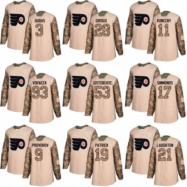 

2018 Camo Veterans Day 20 Taylor Leier 12 Michael Raffl 22 Dale Weise 39 Mark Alt 3 Radko Gudas Philadelphia Flyers Jerseys