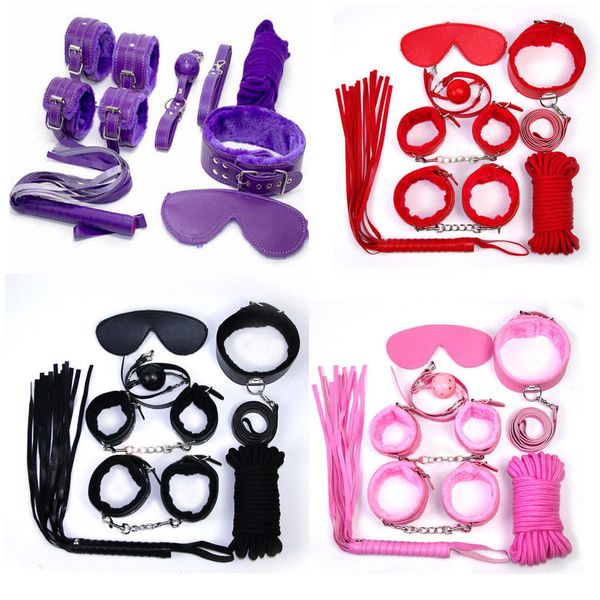 

#r87 7pc ball collar eyemask whip shackle mouth set slave ailhb