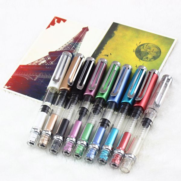 

piston high capacity fashion new style lightweight gift fountain pens