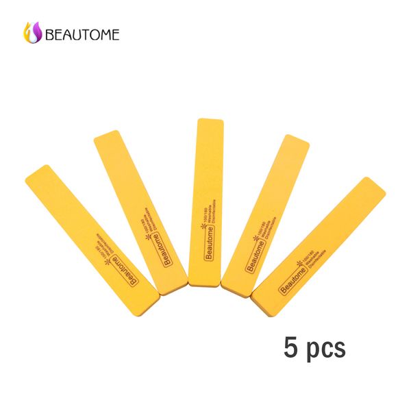 

5 pcs/lot washable sanding file bright color nail buff manicure nailfile double sided buffer 100/180 new arrival