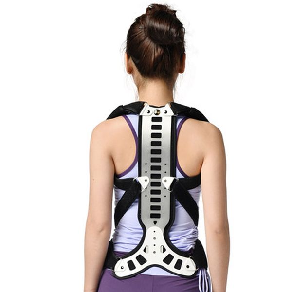 

high strong posture correction humpback therapy lumbar spine support brace waist stiff pain relief lumbar disc herniation care