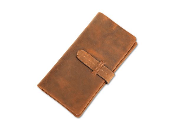 

winsun simple design magnet men wallet money clip crazy horse leather new arrival design european and american style, Red;black