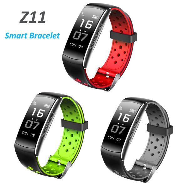 

Z11 ip68 waterproof martband watch blood pre ure heart rate monitor mart bracelet fitne tracker bluetooth wri tband q8 updated