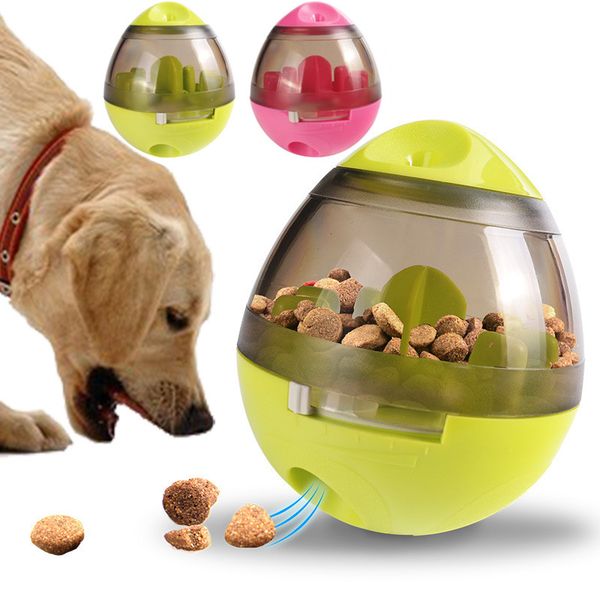 

dog food toy interactive tumbler leaking food balls pet dog toys funny chew toys for cats dogs pet iq treat balls t2i206