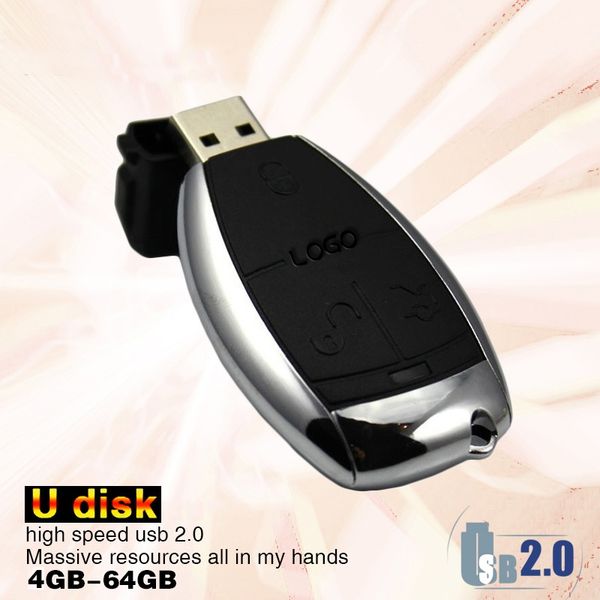 

горячие продать творческий ключ автомобиля usb флэш-накопитель для mercedes benz 4gb-128gb pen drive usb memory stick u47