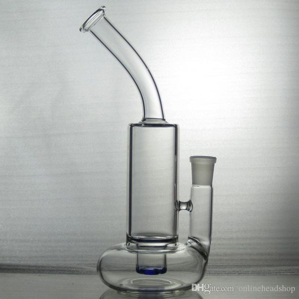 Bong de água para pescoço, bong tornado tornado, borbulhador, base de bóia salva-vidas, coador ciclone, copo de vidro de 10 '', bong dobrado