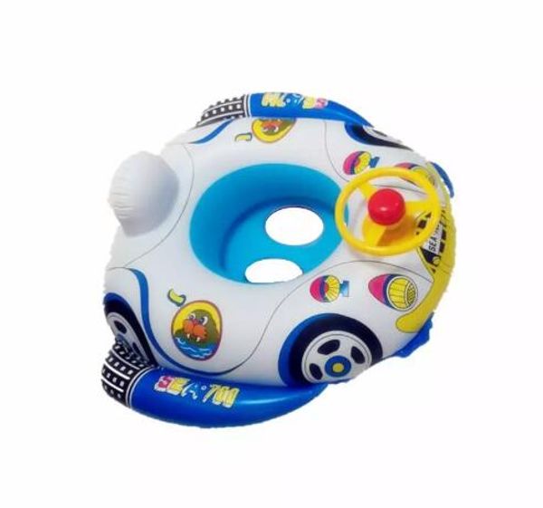 

Детский надувной плавательный поплавок с принтом в виде мультфильма с рулевым ко