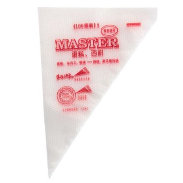 

gczw-100 pcs pocket socket disposable bag creme patisserie cake decoration 17x29cm