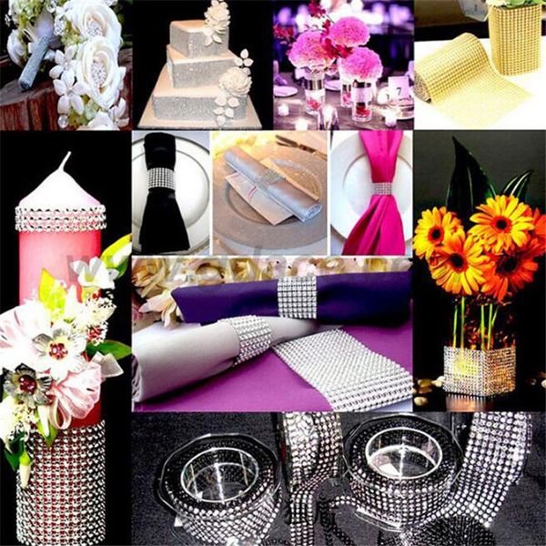 

10yard/roll 24 rows diamond crystal mesh wrap roll rhinestone sparkle bling ribbon crystal trim wrap sparkle bling ribbon wedding decoration