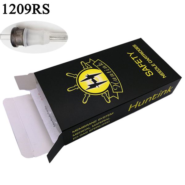 

1209RS Tattoo Needle Cartridge Clear Color With Membrance And Stabilizer Compatible With All Standard Cartridge Grips and Rotary Machines