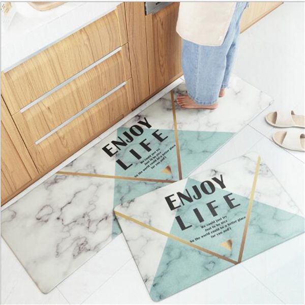 

45x75cm+45x150cm soft pvc kitchen mats fashion personal style carpets for living room bedroom kid room rugs floor door mat rug