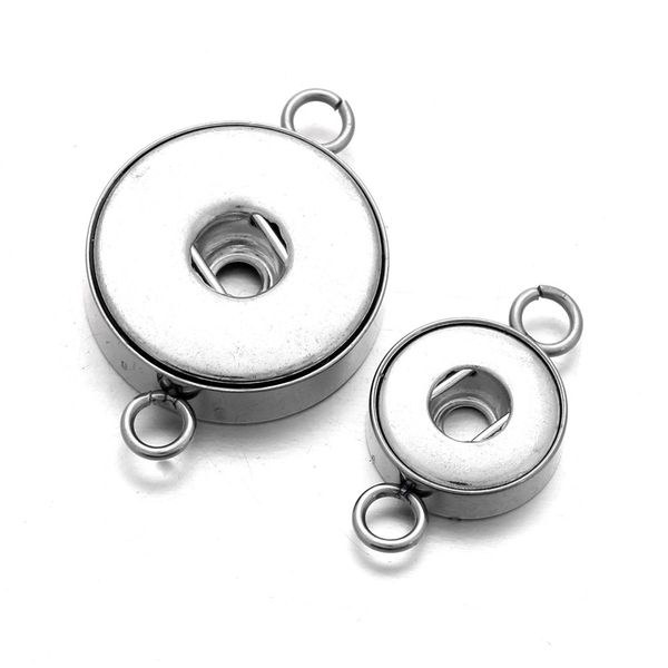 

нуса оснастки ювелирные изделия выводы из нержавеющей стали серебро 18 мм 12 мм оснастки кнопки diy аксессуары для diy оснастки браслет ожер, Bronze;silver