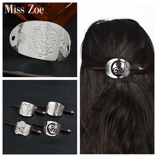 

9 styles classic fashion silver geometric hair sticks ethnic hairpin long hair clip vintage retro hairstyle jewelry for women, Golden;white