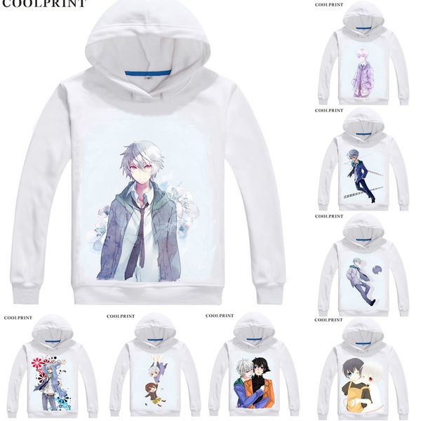 

coolprint future diary mirai nikki hoodies hooded hoodie japanese anime akise aru paradox observer by deus ex machina cosplay sweatshirts, Black