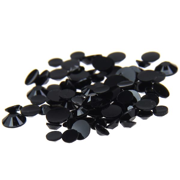 

1000pcs 2-5mm and mixed sizes black resin rhinestones non ix glitter beauty for nails art backpack diy design decorations, Silver;gold