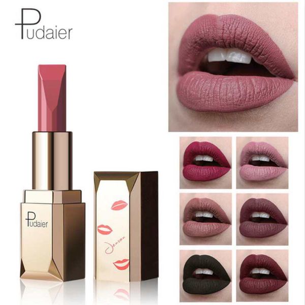 

120pcs/lot dhl pudaier matte lipstick lips nude sey lipstick lip waterproof lipstick rouge a levre mat lips maquillaje