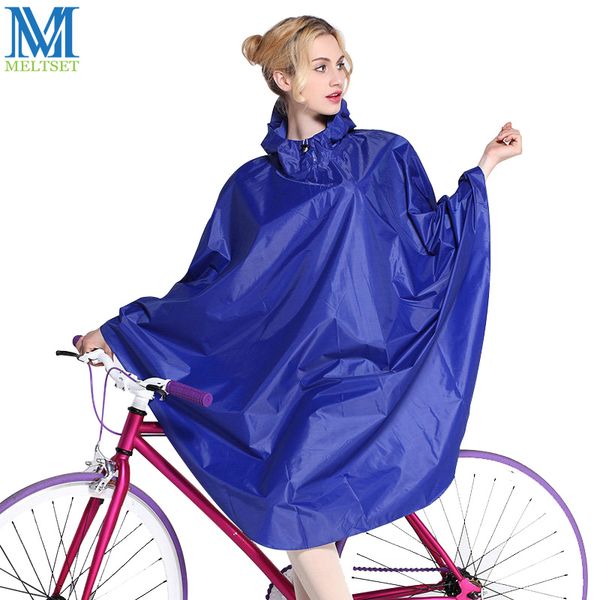 

fashion bike rain poncho women hooded raincoat outdoor bicycle rainwear waterproof rain coat, Red;brown