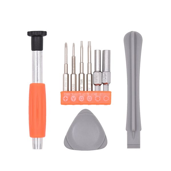 

repair tool kit phillips tri-wing t6 t8 + hole 3.8 4.5 screwdriver bit opening repair tool set for ns switch game fast ship