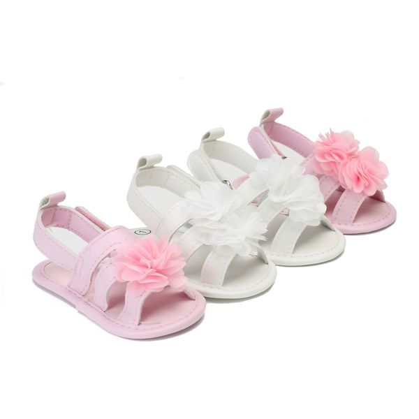 Infant Baby Girls Sandals Anti-Slip Rubber Sole Toddler First Walker Prewalker Newborn Summer Shoes for Baby Girls