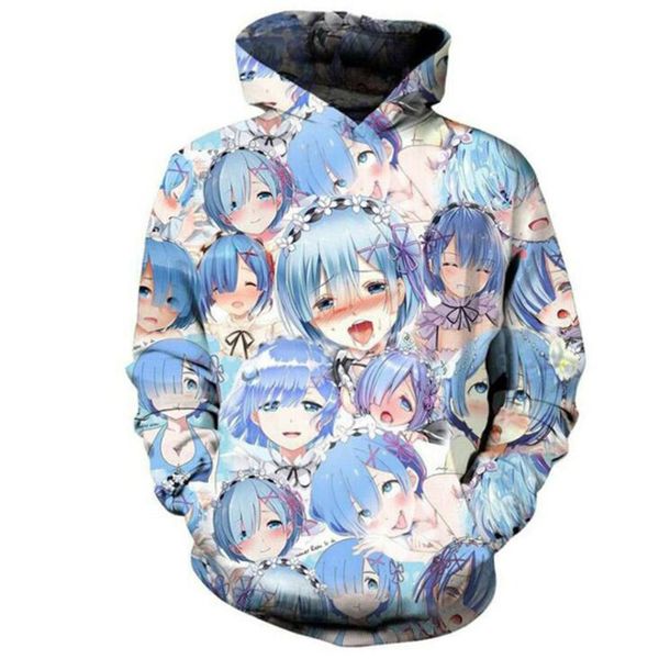 Shy Cute Anime Girl With Hoodie