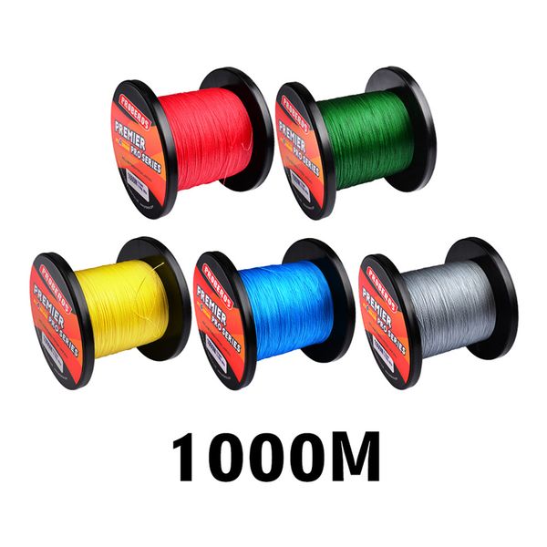 

1000m brand proberos super strong japanese pe braided fishing lines 5colors 10lb~100lb 4 strand braid spectra line leave a message for color