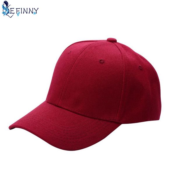

efinny fashion men women plain baseball cap curved visor hat hip-hop adjustable peaked hat visor caps solid color 15, Blue;gray