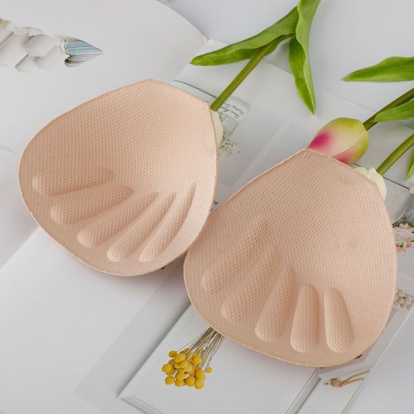 

wholesale 10 pairs/lot women intimate chest cups insert breast enhancer push up bikini invisible bra pads for swimsuit and dresses, Black;white
