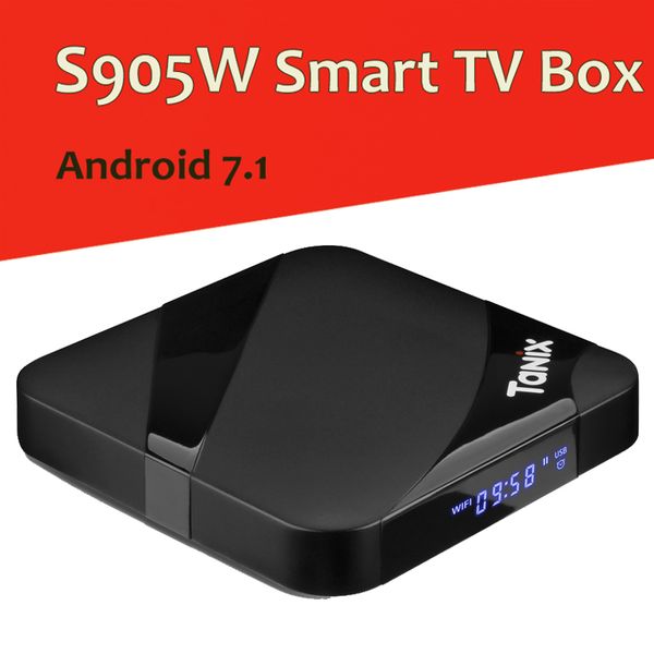 

tanix tx3 max tv box android 7.1 amlogic s905w with new alice ux 2gb 16gb set box 2.4g wifi bt4.1 media player