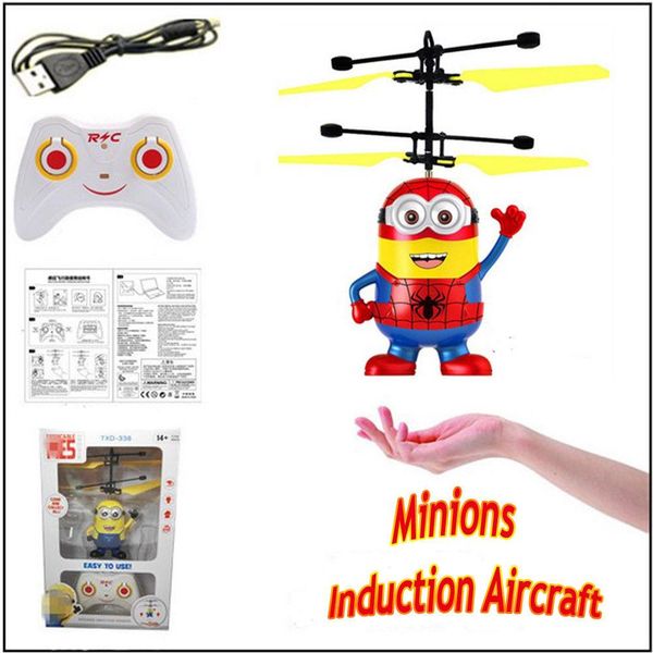 

rc helicopter drone kids toys flying ball aircraft led flashing light up toy remote control induction aircraft toys for children christmas