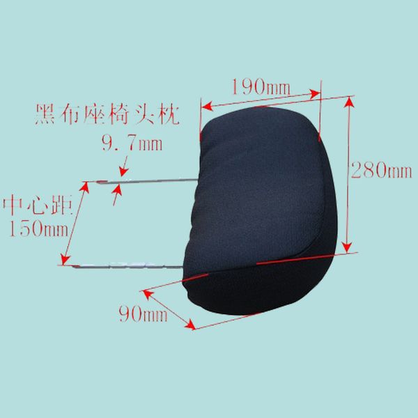 

driver seat headrest, fabric cover, for car, truck, tractor, link belt exvacator, loader no minimum order and hipping