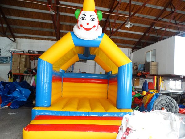 

2017 popular new arrival kids indoor trampoline clown bouncer house