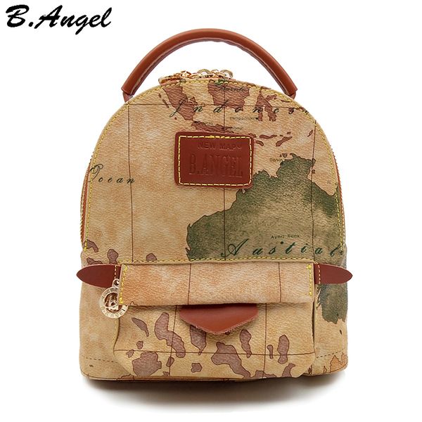 

vintage small world map women backpack fashion bags for ladies school backpack travel style backpack gifts for girls