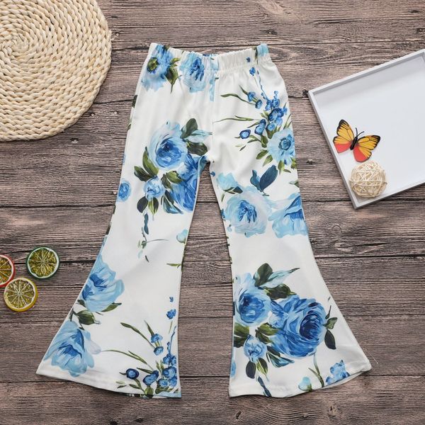 Compre Pantalones De Campana De Ninos Ninas Para 2 7t Ninos Azul