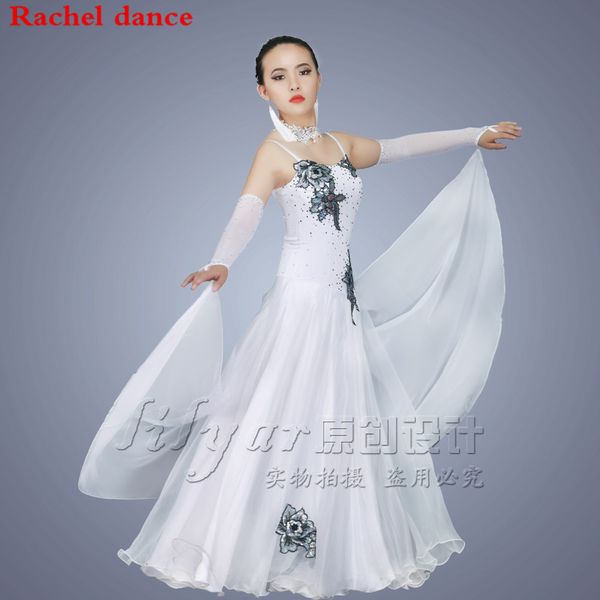 

ballroom dance competition dresses customized for girl ballroom standard dance dress juvenile costume stage dress, Black;red