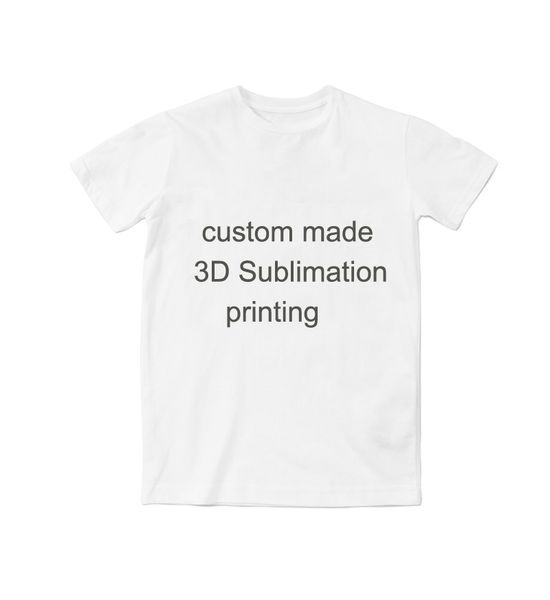 

real usa american size o or v neck custom your own designs 3d sublimation printing short sleeves shirts plus size 4xl 5xl 6xl, White;black