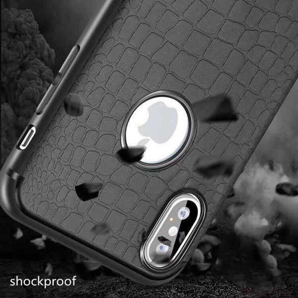 

fashion crocodile print case for iphone xs case ultra slim soft tpu back cover classic black cases for apple iphone xs max xr 6s 7 8 plus