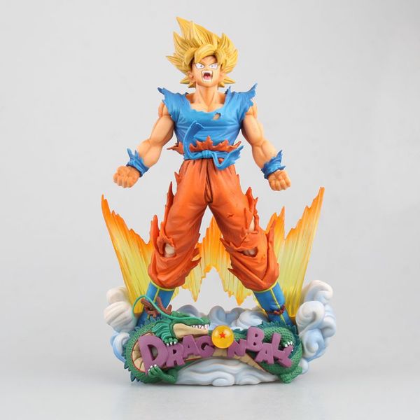 

игрушка подарок модель новый молодежный подарок limited edition сунь укун супер saiyan взрывной гоку гнев в штучной упаковке руки