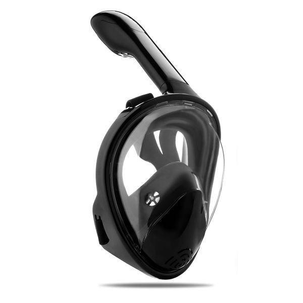 

a - 1 full face snorkel mask with anti-fog design / 180-degree view for adults